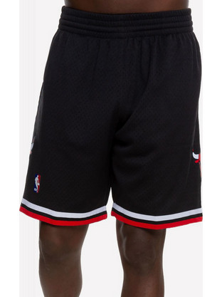 Mitchell & Ness Chicago Bulls 1997-98 Αθλητική Ανδρική Βερμούδα Μαύρη SMSHAC18023-CBUCK97