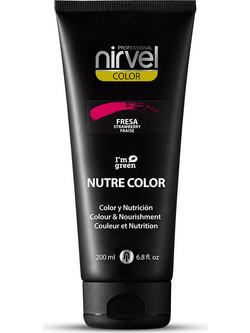 Nirvel Nutre Color Φράουλα Χρωμομάσκα Μαλλιών 200ml
