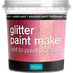 Polyvine Glitter Paint Maker Pink 75gr