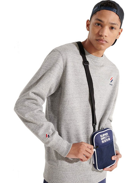 Superdry D1 Sport Pouch Ανδρική Τσάντα Ώμου / Χιαστί Navy Μπλε M9110006A-11S