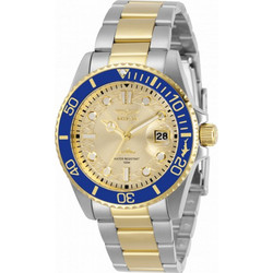 Invicta Pro Diver Γυναικείο Ρολόι με Ασημί Μεταλλικό Μπρασελέ 30482
