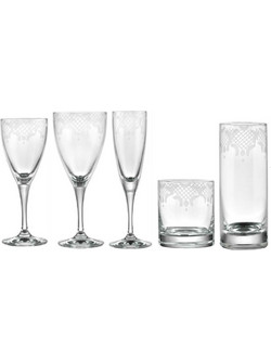 SP Tableware Σετ Ποτήρια Κρύσταλλο Romance 30τμχ