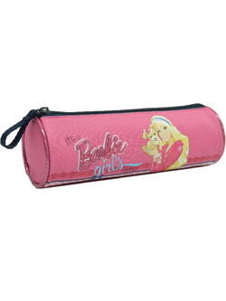 Bagtrotter Barbie Κασετίνα Βαρελάκι Ροζ 29772