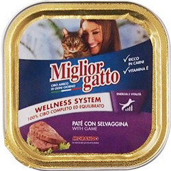 Morando Miglior Gatto Adult Wellness System Pate with Game 100gr