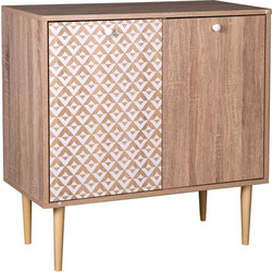 Fylliana Παπουτσοθήκη Ξύλινη Sonoma Μ75xΠ37xΥ75cm 271-121-039