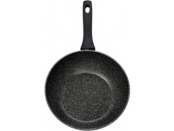 Cryspo Trio Petra Wok Αλουμινίου Αντικολλητικό Επίστρωση Πέτρας 28cm