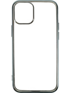 Θήκη Σιλικόνης TPU Electroplated με Διάφανη Πλάτη για iPhone 12 mini - Σκούρο Πράσινο