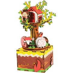 Robotime Μουσικό Κουτί Tree House AM408