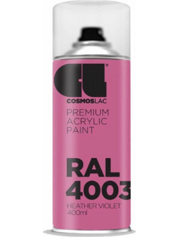 Cosmoslac Premium Acrylic Paint Σπρέι Βαφής Heather Violet RAL4003 Gloss 400ml
