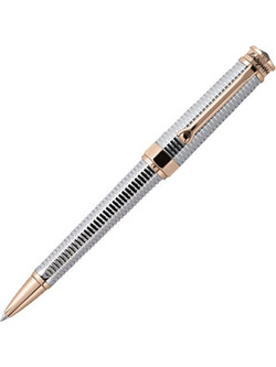 Montegrappa NeroUno All-Metal Two Tone Στυλό Διαρκείας Μαύρο