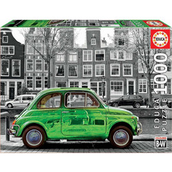 Puzzle Educa Car In Amsterdam Coloured B&W 1000 Κομμάτια