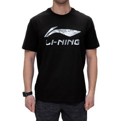 Li-Ning Tee Ανδρικό Αθλητικό T-Shirt Μαύρο AHSP139-3C