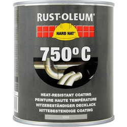 Rust-Oleum Heat Resistant Coating Χρώμα Θερμοκρασίας 1015 Ασημί 0.75lt