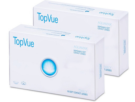TopVue Daily Ημερήσιοι Φακοί Επαφής Υδρογέλης με Φίλτρο UV 180τμχ