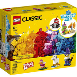 Lego Classic Δημιουργικά Διαφανή Τουβλάκια για 4+ Ετών 11013