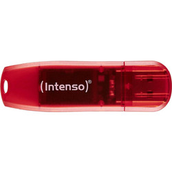 Intenso Rainbow Line 128GB USB Stick 2.0 με USB-A Κόκκινο