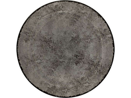 Oriana Ferelli Πιάτο Ρηχό Πορσελάνης Grey 27cm PR18274601