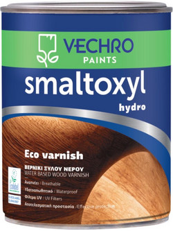 Vechro Smaltoxyl Hydro Eco Ν.44 Βερνίκι Επιφάνειας Ξύλου Έτοιμο προς Χρήση Satin Γκρι Άγγιγμα 2.5lt