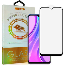 Tmax Premium 3D Full Glue Tempered Glass Black (Xiaomi Redmi 9)