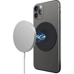 Elago MagSafe Guide for Smartphones - Αυτοκόλλητο MagSafe για Συσκευές με Ασύρματη Φόρτιση - Black (EMSGUIDE-BK)