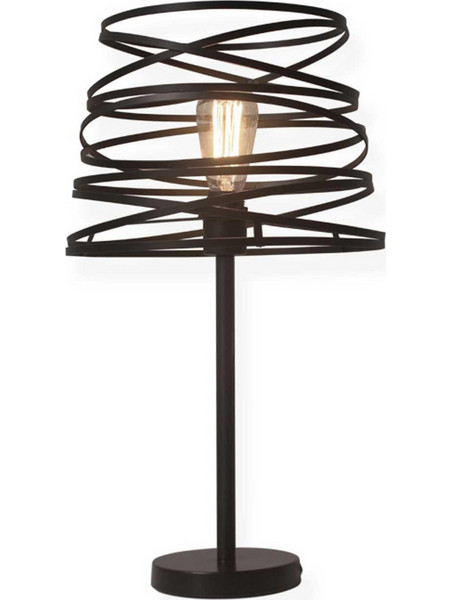 Aca KS1538TB Πορτατίφ Ε27 Μαύρο Φ33xΥ56cm