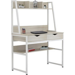 HomeMarkt Γραφείο Ξύλινο με Βιβλιοθήκη 100x48x139cm HM2390.13