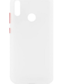 Redshield TPU Huawei Y7 2019 Foggy White/Red Θήκη Κινητού