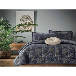 Σετ Πάπλωμα Υπέρδιπλο Gold Elegant Βελούδο Γαρύφαλλο 220x240
