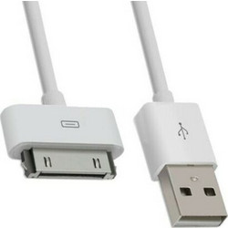 Καλώδιο Φόρτισης για iPhone 4/4s/ iPad Άσπρο 3m