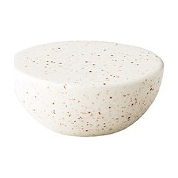 Πιάτο μισή σφαίρα φ8 5xΥ4cm Σειρά ShApes λευκό Q AUTHENTIC Σετ 4 c414909