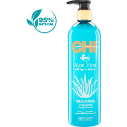 Chi Aloe Vera Curls Defined Φυτικό Conditioner για Όγκο & Επανόρθωση για Σγουρά Μαλλιά 739ml