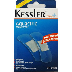 Kessler Aquastrip Αποστειρωμένα Αδιάβροχα Αυτοκόλλητα Επιθέματα 20τμχ