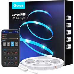 Govee RGB WiFi LED Strip Smart 5m, App Control, Color Changing, 64 Scene Mode