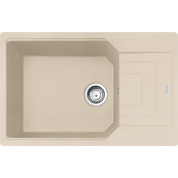 Franke Urban UBG 611-78 XL Beige Ένθετος Νεροχύτης Γρανίτη Αντιστρεφόμενος 78x50cm