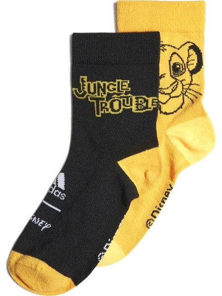 Adidas Performance Disney Lion King Κάλτσες Ψηλές 2 Ζευγάρια (H44300) Πορτοκαλί