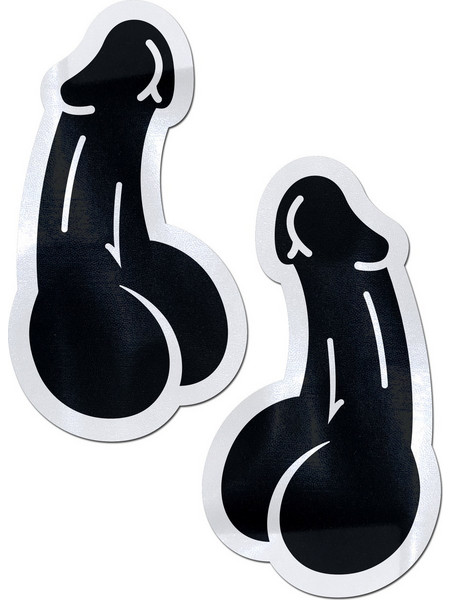 Αυτοκόλλητα - Καλύμματα Θηλών Black Dick