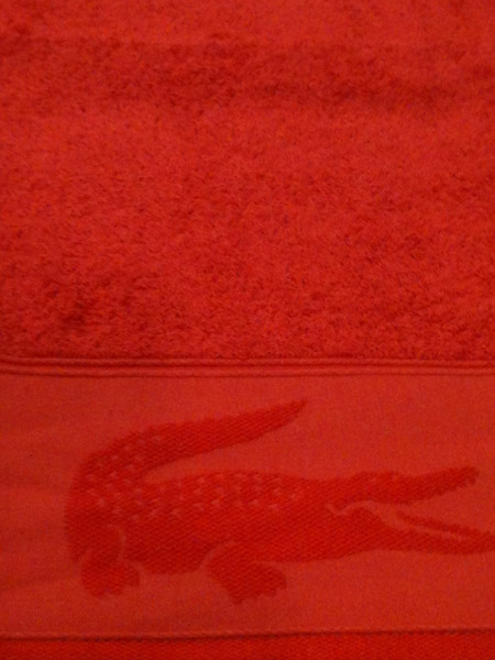Πετσέτα Προσώπου 65x1.05 Crocodile Paprica LACOSTE