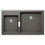 Schock Cristadur Mono Ένθετος Νεροχύτης Γρανίτη Ματ Silverstone 86x50cm 15290-1442