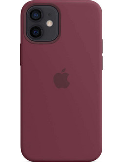 Apple Silicone Case with MagSafe Plum (iPhone 12 mini)