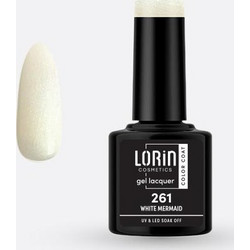 Lorin Gel Lacquer 261 White Mermaid Ημιμόνιμο Βερνίκι Νυχιών 8ml