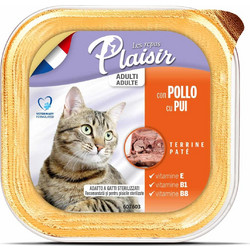 Plaisir Adult Pate Sterilised Κοτόπουλο 100gr