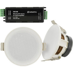 Adastra AD-SL4 Παθητικά Ηχεία Οροφής 30W Αδιάβροχα με Bluetooth Λευκά (Ζεύγος)