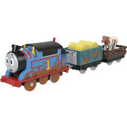 Fisher-Price Thomas & Friends Thomas The Train Μηχανοκίνητα Τρένα Με Βαγόνια Boueux HDY73