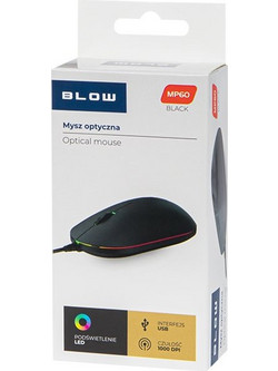 Blow MP-60 Ενσύρματο Ποντίκι Black