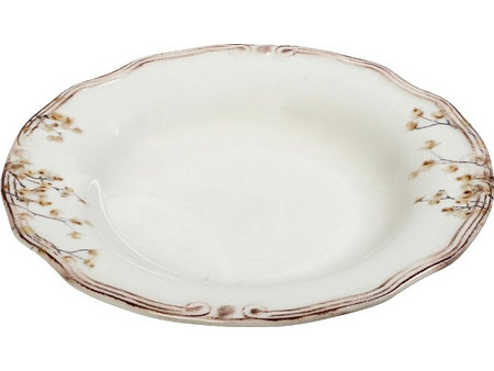 Espiel Πιάτα Βαθιά Almond Πορσελάνης 24cm 6τμχ RPR202K6