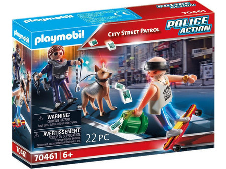 Playmobil Police Action Κλέφτης & Αστυνόμος για 6+ Ετών 70461