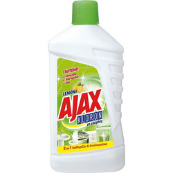 Ajax Kloron Παχύρρευστο Απολυμαντικό Υγρό Λεμόνι 1lt