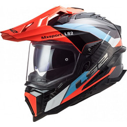 LS2 MX701 Carbon Explorer C Frontier Black / Fluo Orange Κράνος Μηχανής On / Off 1460gr