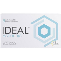 Optimax Ideal Aspheric Μηνιαίοι Φακοί Επαφής με Φίλτρο UV 6τμχ