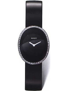 Rado Γυναικείο Ρολόι με Μαύρο Μεταλλικό Μπρασελέ 96405433115